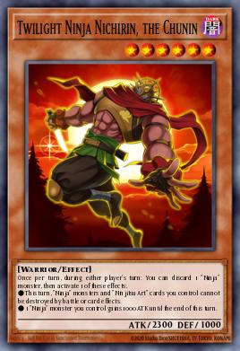 Twilight Ninja Nichirin, the Chunin Yu-Gi-Oh card