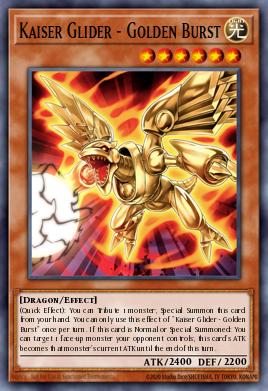 Kaiser Glider - Golden Burst Yu-Gi-Oh card
