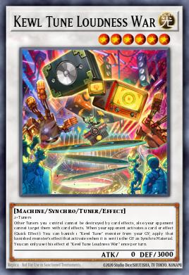 Kewl Tune Loudness War Yu-Gi-Oh card