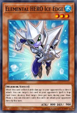 Elemental HERO Ice Edge Yu-Gi-Oh card
