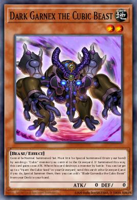Dark Garnex the Cubic Beast Yu-Gi-Oh card