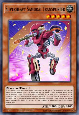 Superheavy Samurai Transporter Yu-Gi-Oh card