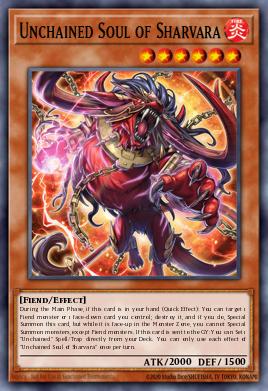 Unchained Soul of Sharvara Yu-Gi-Oh card