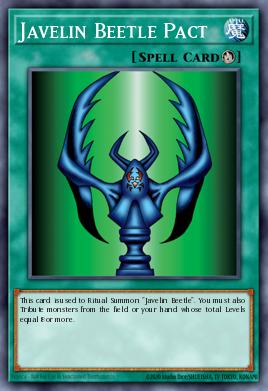 Javelin Beetle Pact Yu-Gi-Oh card