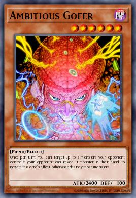 Ambitious Gofer Yu-Gi-Oh card