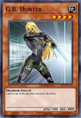 G.B. Hunter Yu-Gi-Oh card