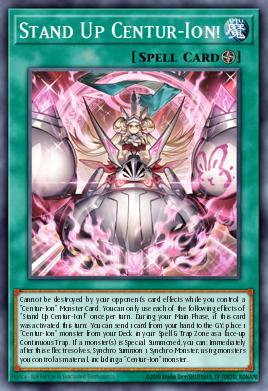 Stand Up Centur-Ion! Yu-Gi-Oh card