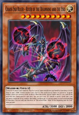 Chaos End Ruler - Ruler of the Beginning and the End Yu-Gi-Oh card