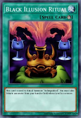 Black Illusion Ritual Yu-Gi-Oh card