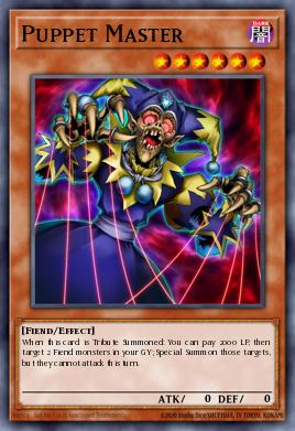 Puppet Master Yu-Gi-Oh card