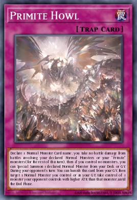 Primite Howl Yu-Gi-Oh card