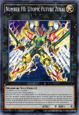 Number F0: Utopic Future Zexal Yu-Gi-Oh card