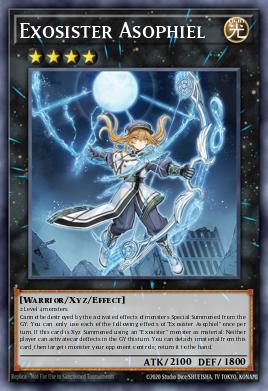 Exosister Asophiel Yu-Gi-Oh card