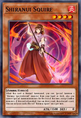 Shiranui Squire Yu-Gi-Oh card