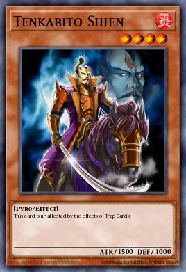 Tenkabito Shien Yu-Gi-Oh card