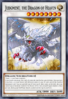 Judgment, the Dragon of Heaven Yu-Gi-Oh card