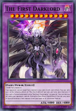 The First Darklord Yu-Gi-Oh card