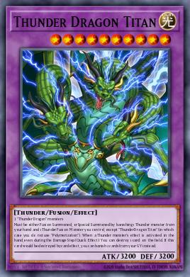 Thunder Dragon Titan Yu-Gi-Oh card