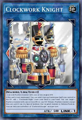 Clockwork Knight Yu-Gi-Oh card