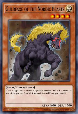 Guldfaxe of the Nordic Beasts Yu-Gi-Oh card