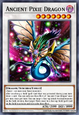 Ancient Pixie Dragon Yu-Gi-Oh card