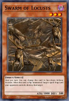 Swarm of Locusts Yu-Gi-Oh card