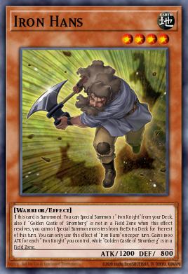 Iron Hans Yu-Gi-Oh card