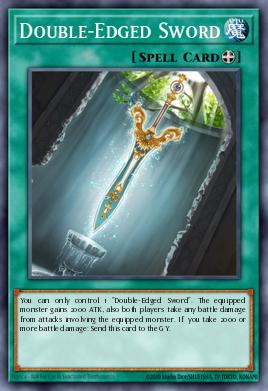 Double-Edged Sword Yu-Gi-Oh card