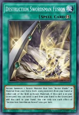 Destruction Swordsman Fusion Yu-Gi-Oh card