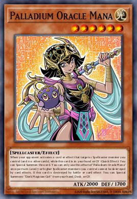 Palladium Oracle Mana Yu-Gi-Oh card