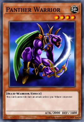 Panther Warrior Yu-Gi-Oh card