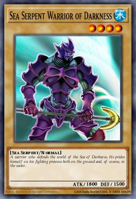 Sea Serpent Warrior of Darkness Yu-Gi-Oh card