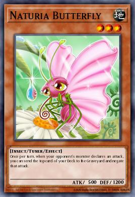 Naturia Butterfly Yu-Gi-Oh card