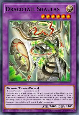 Dracotail Shaulas Yu-Gi-Oh card