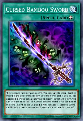 Cursed Bamboo Sword Yu-Gi-Oh card