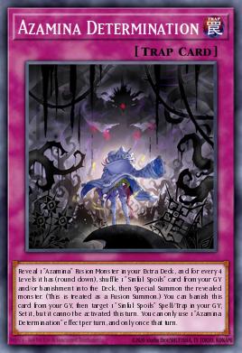 Azamina Determination Yu-Gi-Oh card