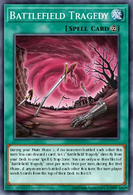 Battlefield Tragedy Yu-Gi-Oh card