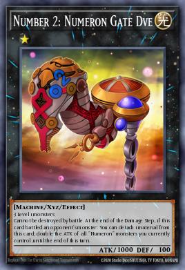 Number 2: Numeron Gate Dve Yu-Gi-Oh card