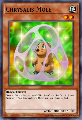 Chrysalis Mole Yu-Gi-Oh card