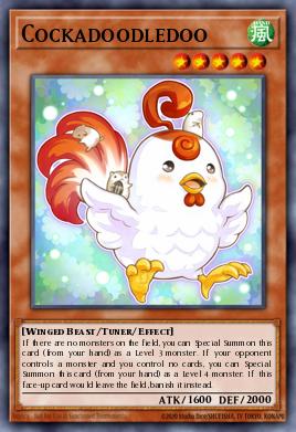 Cockadoodledoo Yu-Gi-Oh card