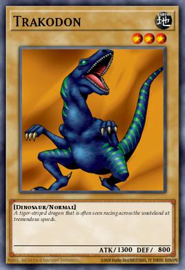 Trakodon Yu-Gi-Oh card