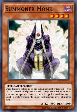 Summoner Monk Yu-Gi-Oh card