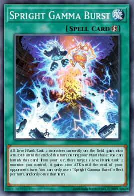 Spright Gamma Burst Yu-Gi-Oh card
