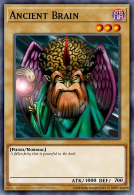 Ancient Brain Yu-Gi-Oh card