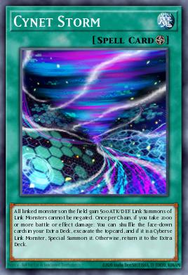 Cynet Storm Yu-Gi-Oh card