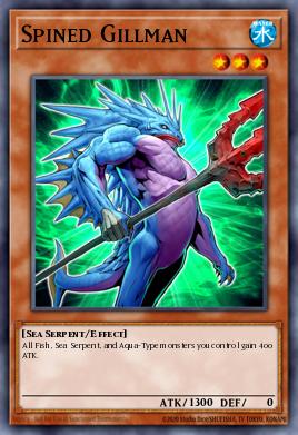 Spined Gillman Yu-Gi-Oh card