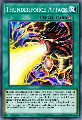 Thunderforce Attack Yu-Gi-Oh card
