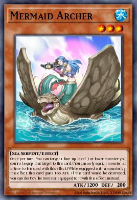 Mermaid Archer Yu-Gi-Oh card