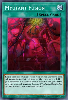 Myutant Fusion Yu-Gi-Oh card