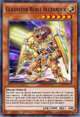 Gladiator Beast Alexander Yu-Gi-Oh card